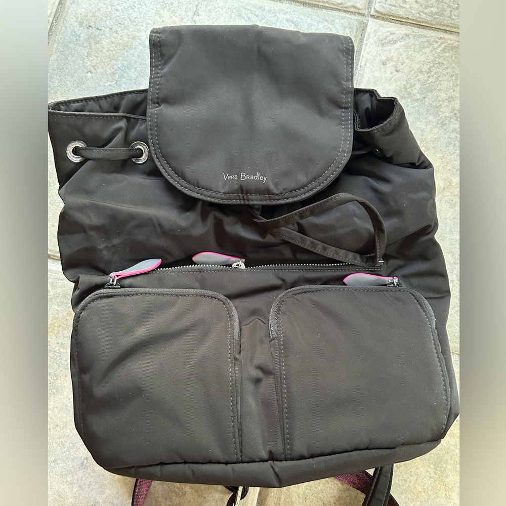 Vera Bradley Black Backpack